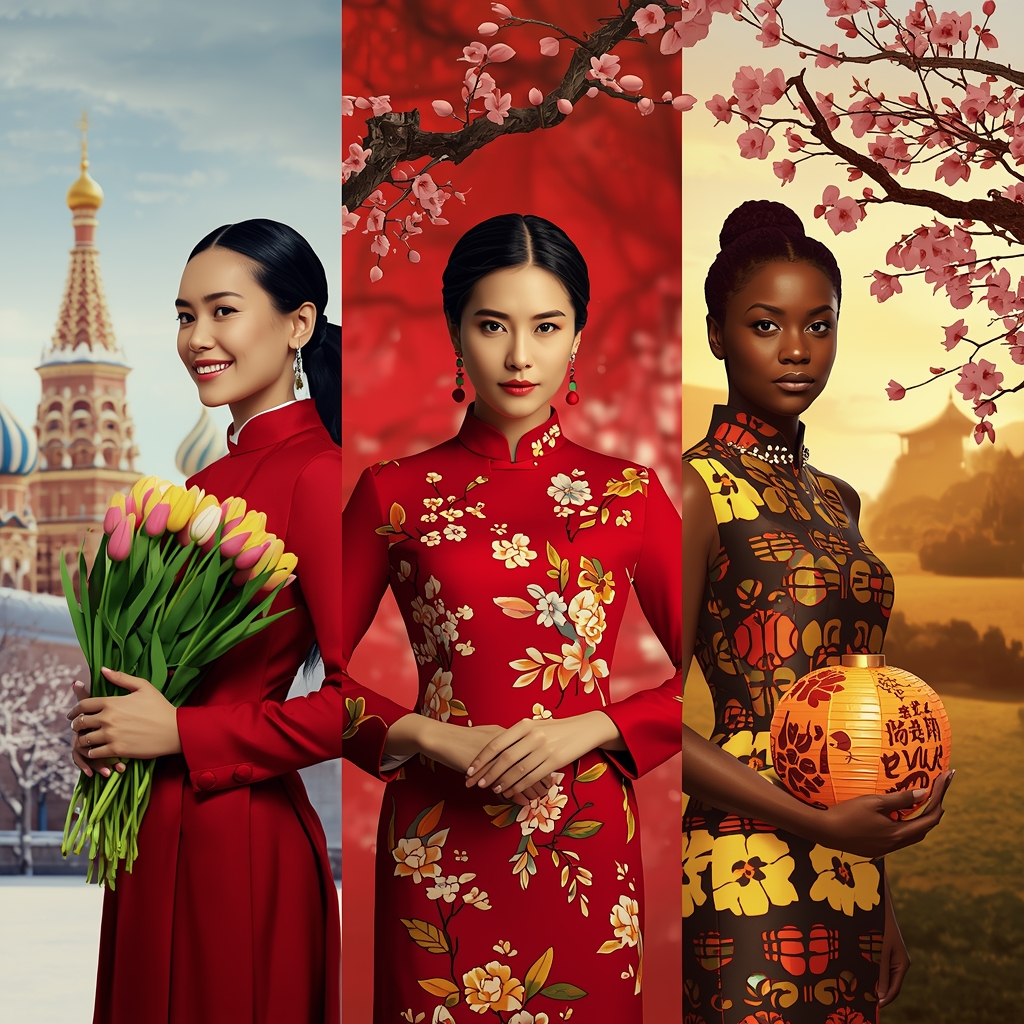 Women's Day Flowers Russia