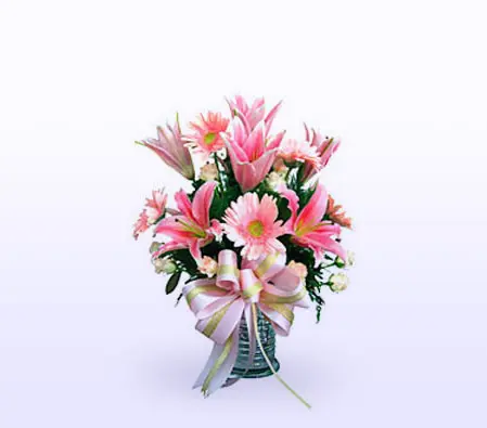 Bouquet of gerberas and lilies