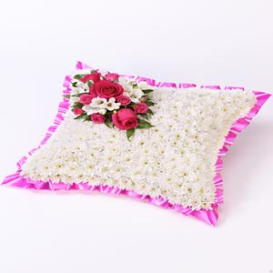 White And Pink Pillow