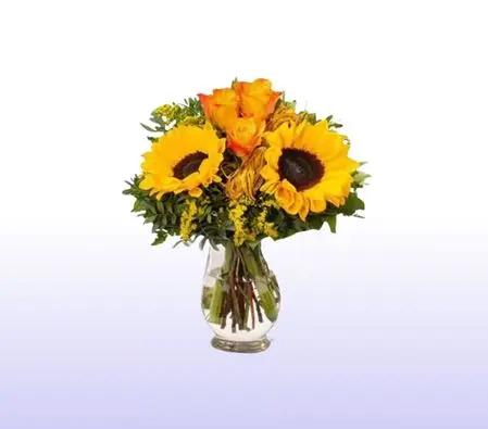 Floral Bouquet In A Vase