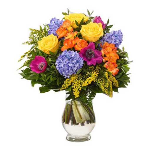Bouquet Of Vibrant Flowers